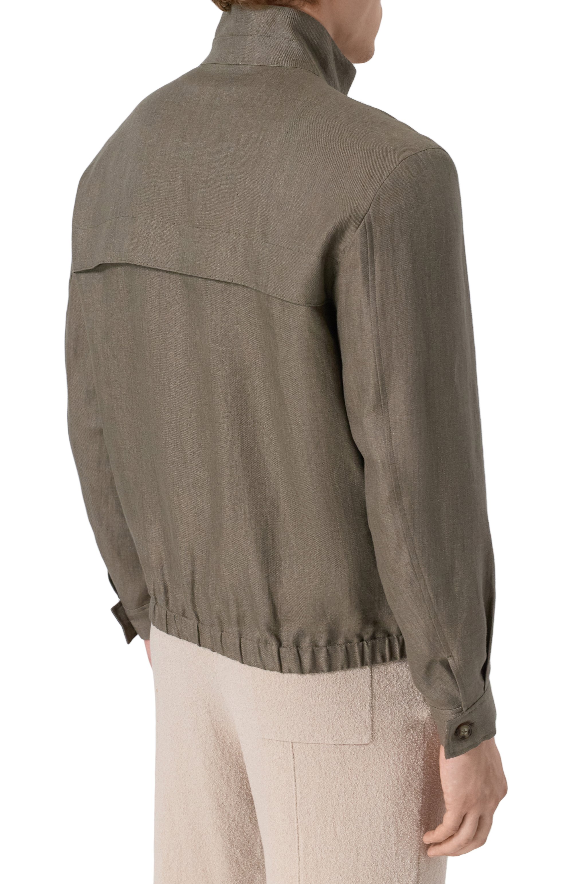 Льняной бомбер 12 STOREEZ, арт. 132379, фото 4