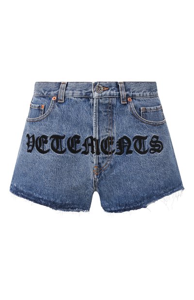 Женские джинсовые шорты VETEMENTS, арт. SS20PA337 2801/W/BLUE