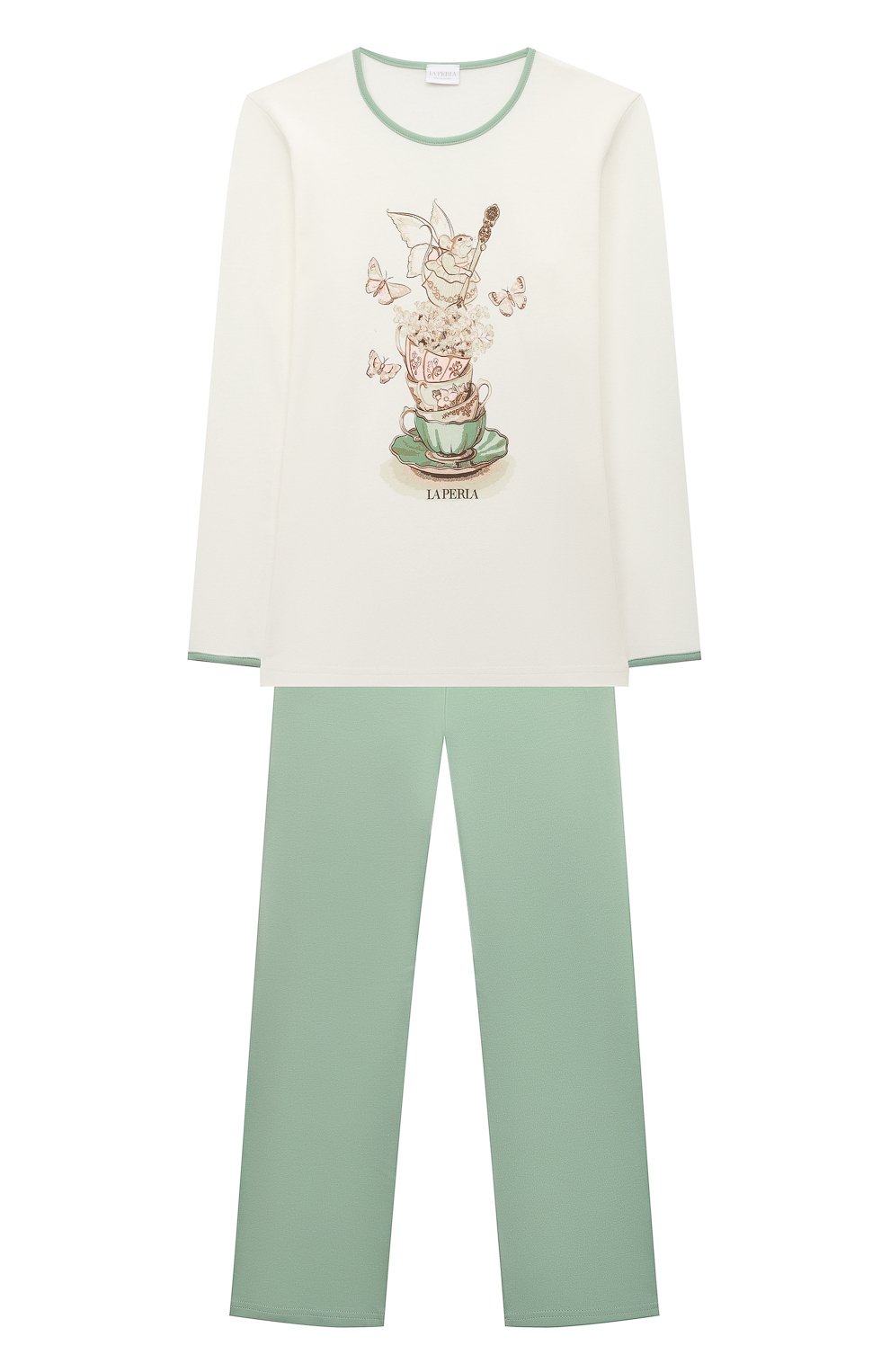 Хлопковая пижама LA PERLA, арт. 54241/2A-6A, фото 1
