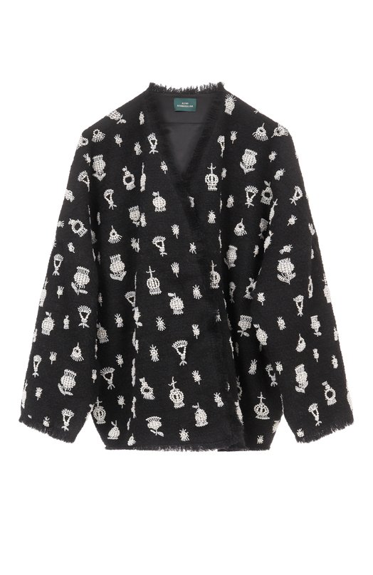 Кардиган Akhmadullina 1226.2JT115/W713 Чёрный 1226.2JT115/W713