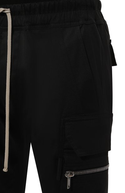 Хлопковые джоггеры RICK OWENS, арт. RU02D6396/TE, фото 5