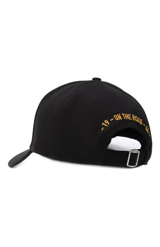 Хлопковая бейсболка Dsquared2 BCM0965/05C00001 Чёрный  BCM0965/05C00001 Фото 2