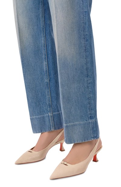 Женские замшевые туфли SANTONI, арт. WDIG71918HA2NHZW