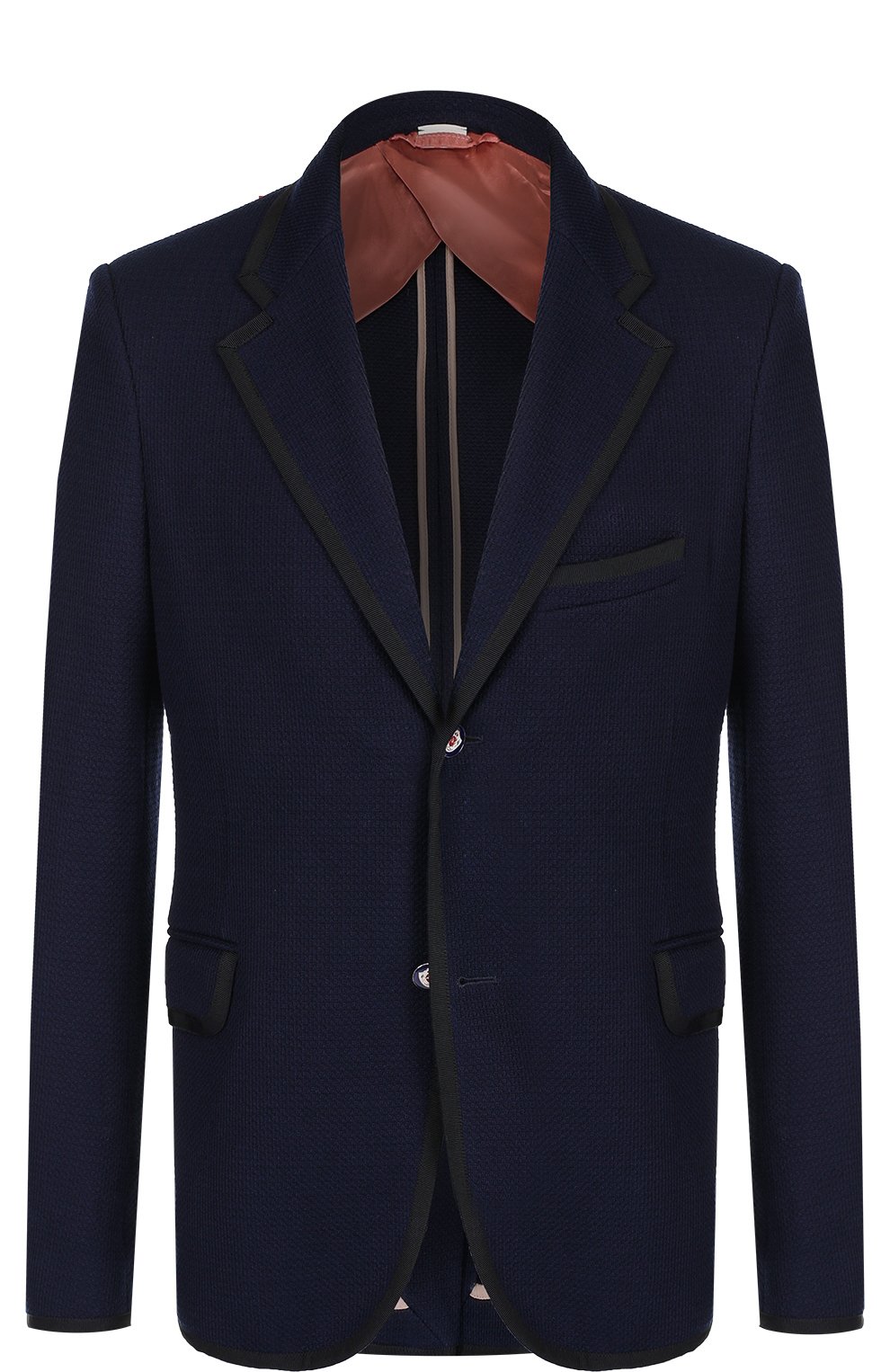 Хлопковый приталенный блейзер GUCCI, арт. 456337/Z4786, фото 1