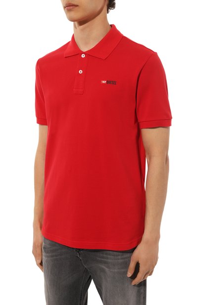 Хлопковое поло DIESEL, арт. A04087/0JMAD, фото 3