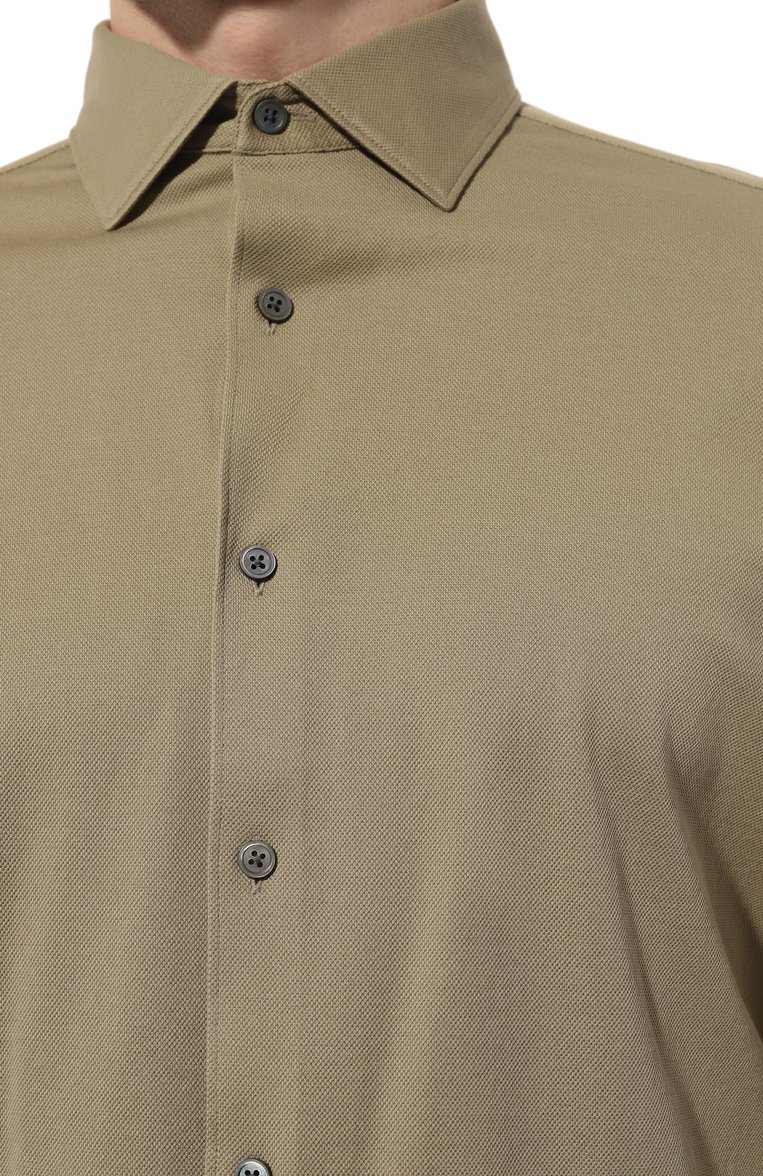 Хлопковая рубашка ZEGNA, арт. UDX18A7/SRF5, фото 1