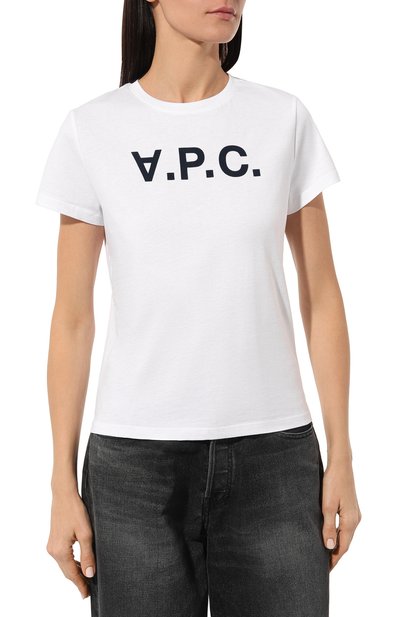 Хлопковая футболка A.P.C., арт. C0BQX-F26588, фото 3
