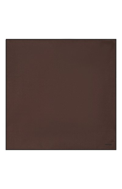 Шелковый платок TOM FORD коричневого цвета по цене 19750 руб., арт. 6TF90/TF312, фото 3 Шелковый платок TOM FORD, арт. 6TF90/TF312, фото 3
