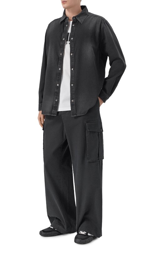 Хлопковая футболка Diesel A14943/0GRAI Белый  A14943/0GRAI Фото 2