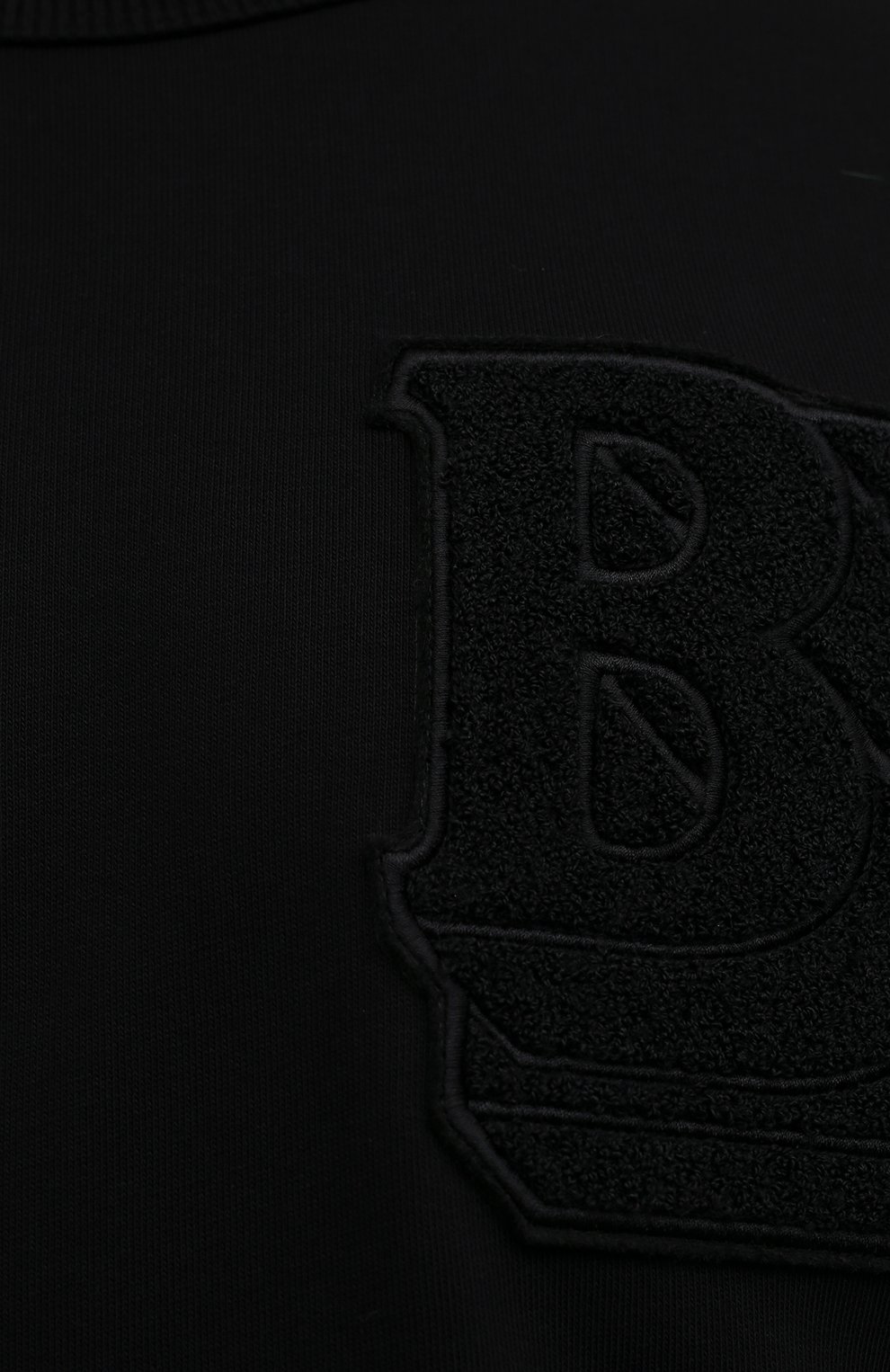 Хлопковый свитшот BURBERRY черного цвета по цене 72200 руб., арт. 8045498, фото 5 Хлопковый свитшот BURBERRY, арт. 8045498, фото 5