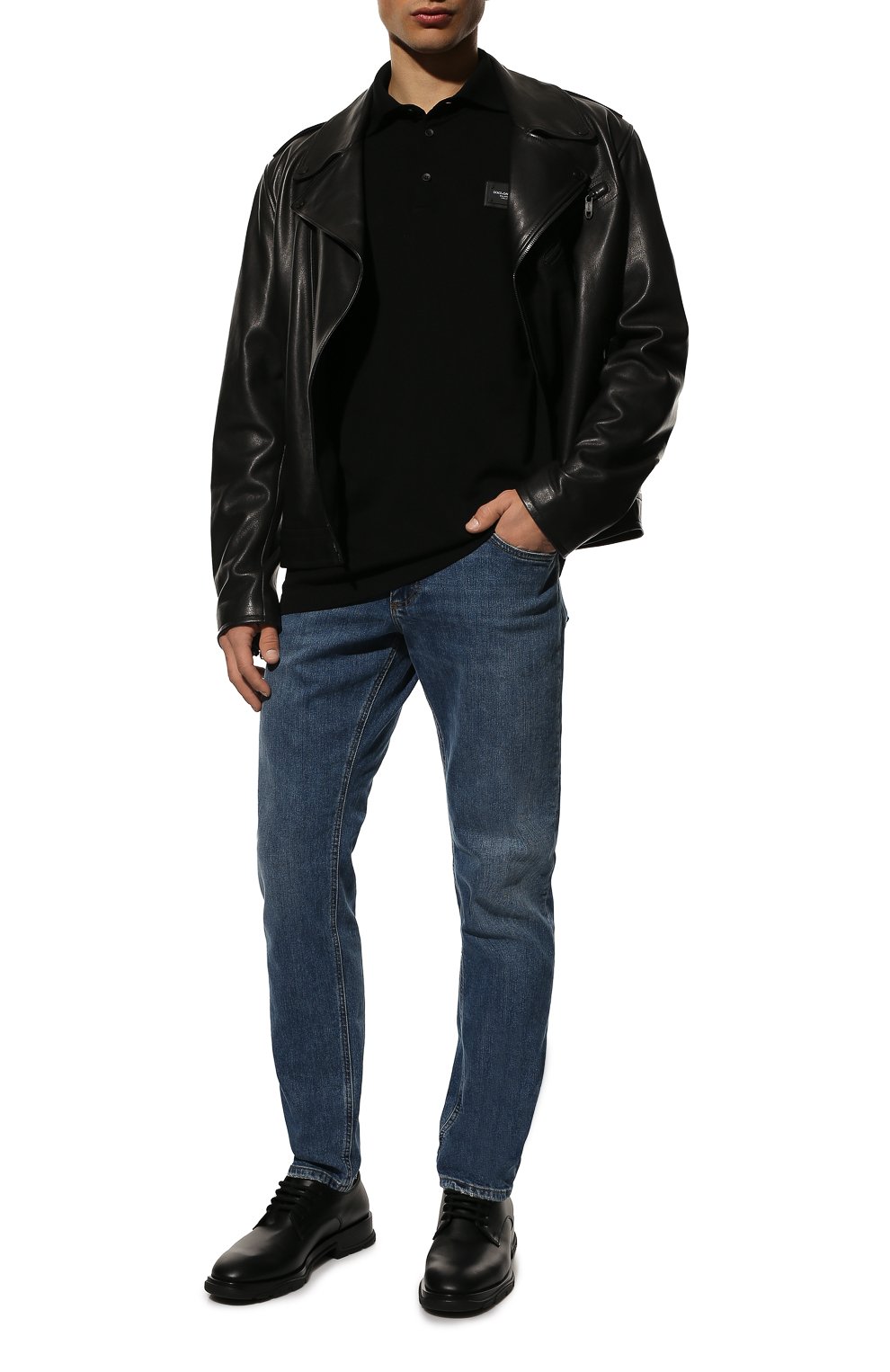 Хлопковое поло DOLCE & GABBANA, арт. G8KK1T/FU7EN, фото 2