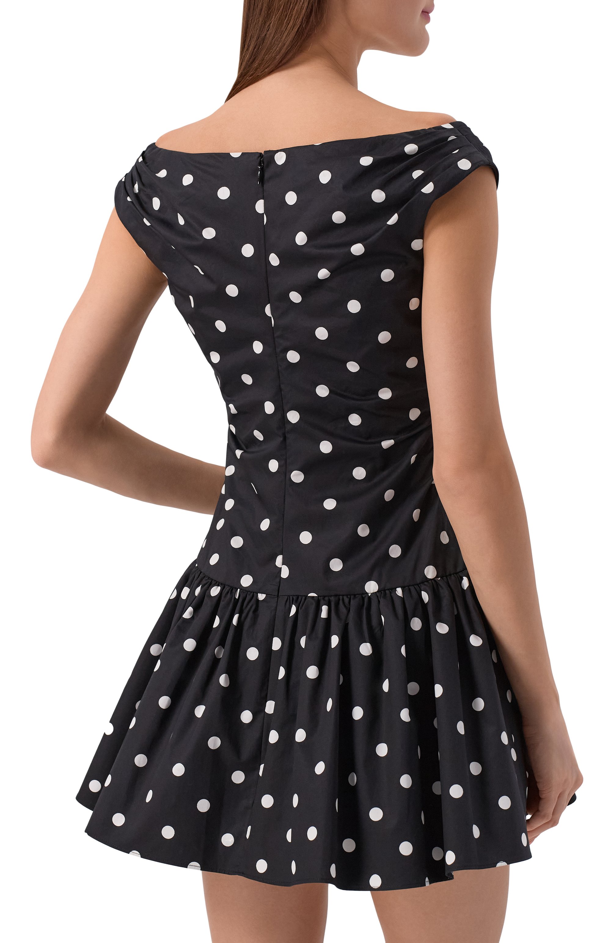 Хлопковое платье SELF-PORTRAIT, арт. RS26209SB, фото 3