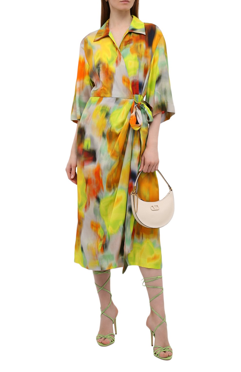Платье из вискозы DRIES VAN NOTEN, арт. 221-031004-4339, фото 2
