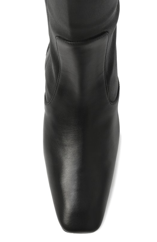 Кожаные ботфорты TOTEME 254-WAS0262-LE0089 Чёрный  254-WAS0262-LE0089 Фото 6