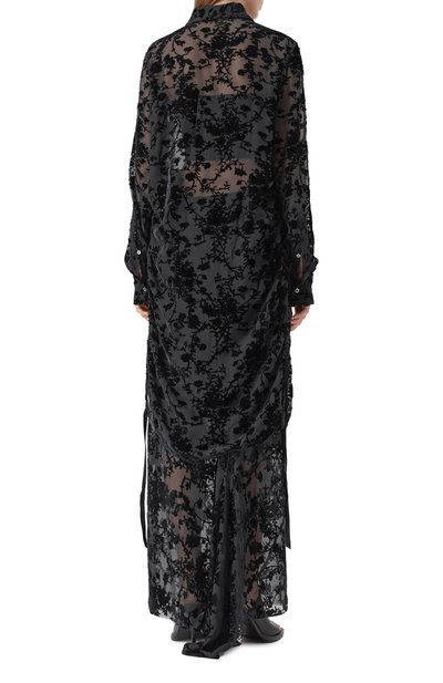 Блузка из вискозы и шелка ANN DEMEULEMEESTER, арт. B0013140/FA616, фото 4