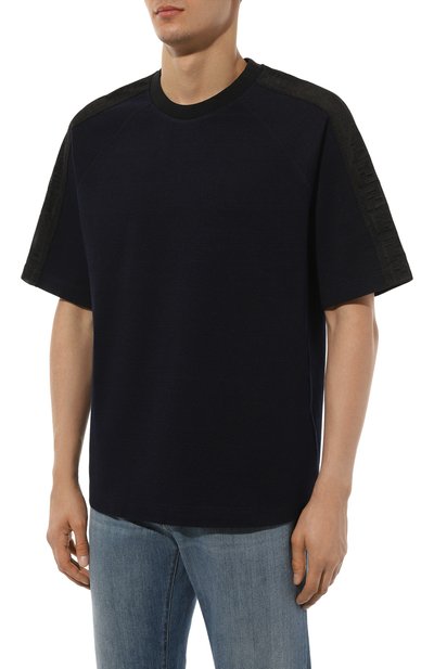 Хлопковая футболка FENDI, арт. FAF676/AN5T/F0RU7, фото 3