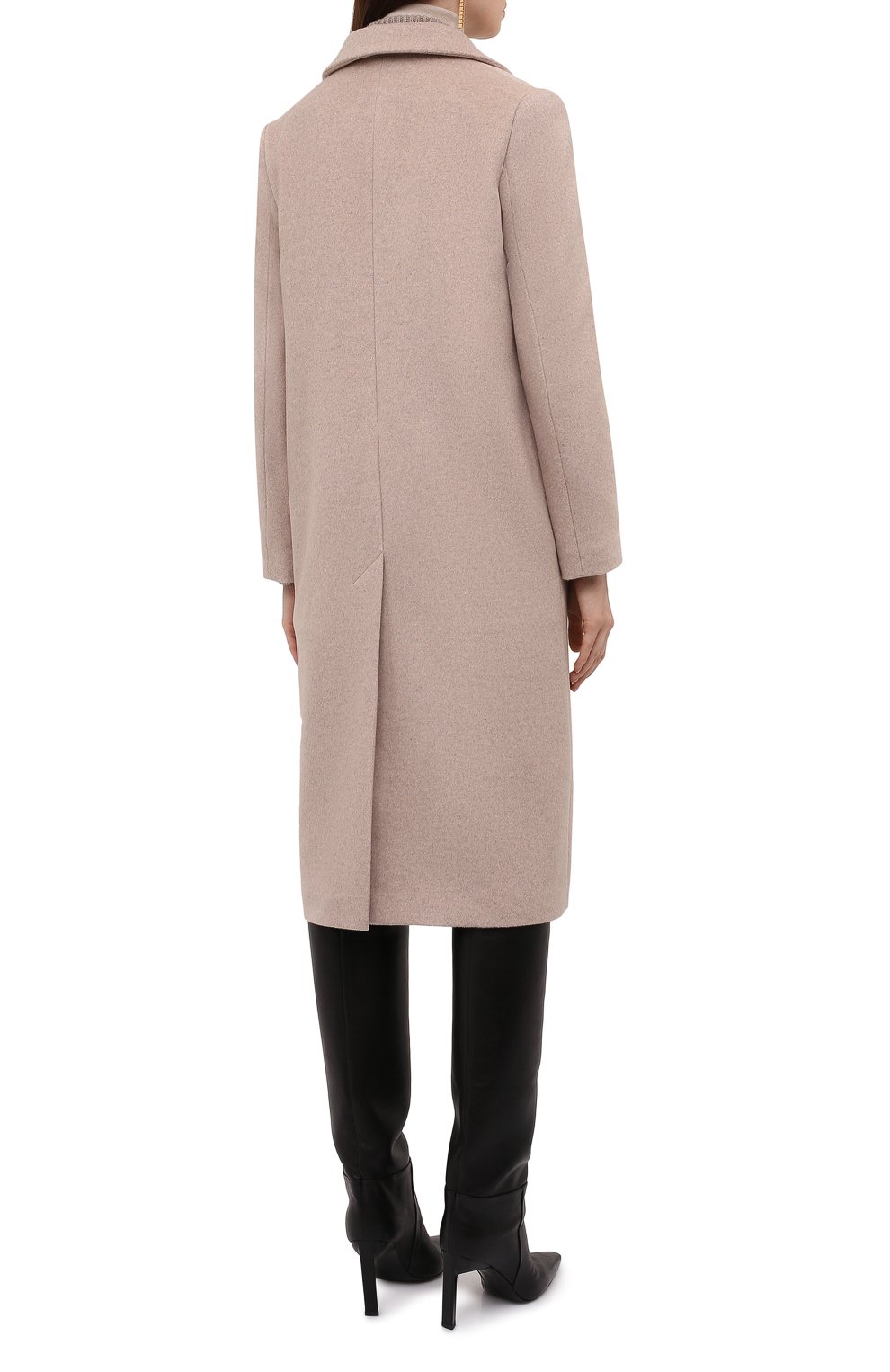 Пальто из шерсти и кашемира SEVEN LAB бежевого цвета по цене 25200 руб., арт. CMAR venecia beige, фото 4 Пальто из шерсти и кашемира SEVEN LAB, арт. CMAR venecia beige, фото 4