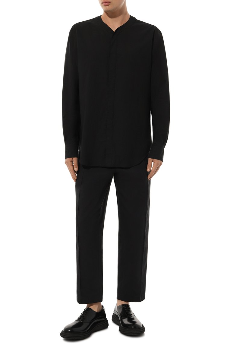 Рубашка из хлопка и шелка GIORGIO ARMANI, арт. GM000225/TE11313, фото 1