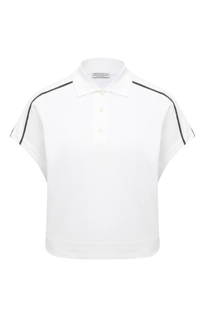 Женское хлопковое поло BRUNELLO CUCINELLI, арт. M0T63BP211