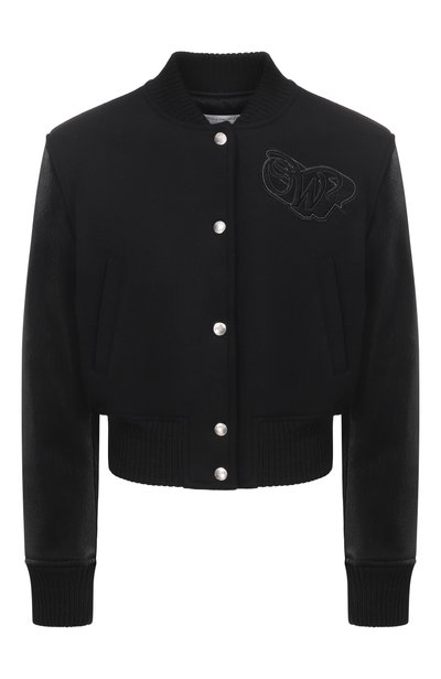 Женский шерстяной бомбер OFF-WHITE, арт. 2FG00403T