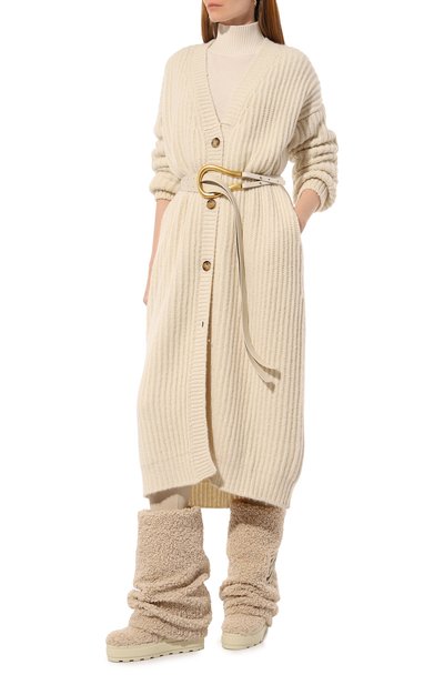 Текстильные сапоги new double face CASADEI светло-бежевого цвета по цене 133500 руб., арт. 2S360Y0811C2590C090, фото 2 Текстильные сапоги new double face CASADEI, арт. 2S360Y0811C2590C090, фото 2