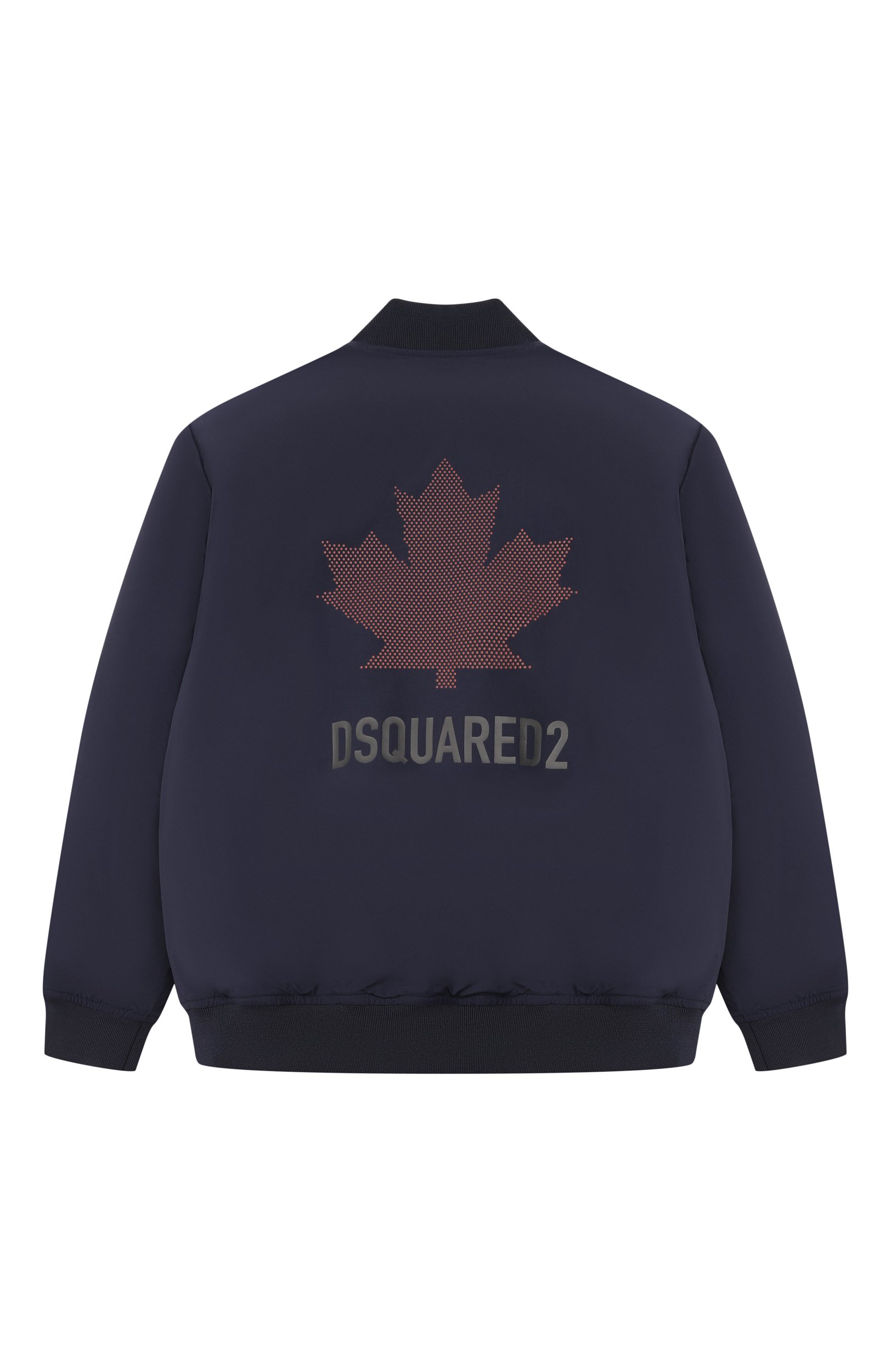 Утепленный бомбер DSQUARED2 темно-синего цвета по цене 42350 руб., арт. DQ3436/D0AIC, фото 2 Утепленный бомбер DSQUARED2, арт. DQ3436/D0AIC, фото 2