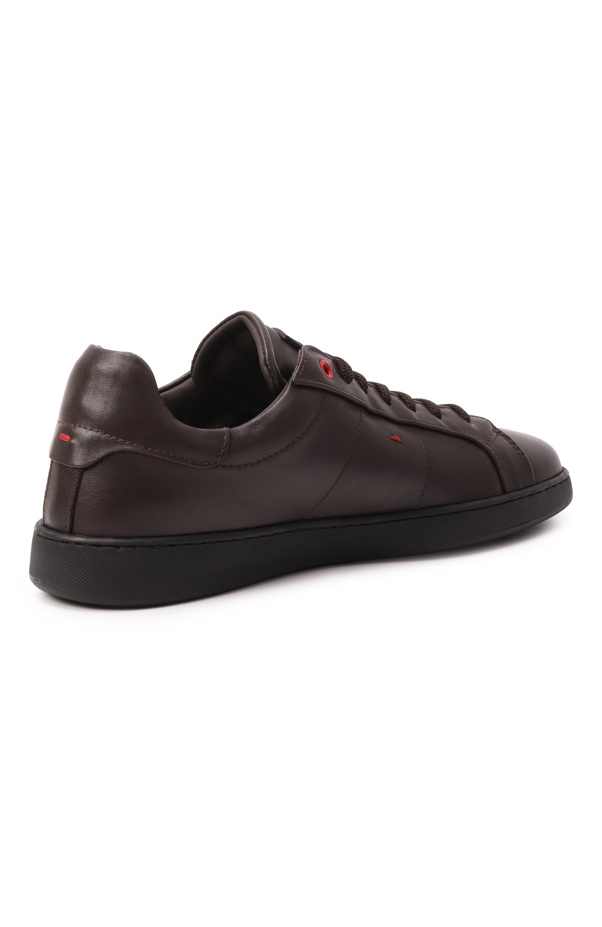 Кожаные кеды KITON, арт. USSA388N0114306, фото 5