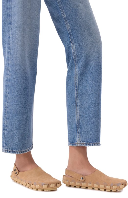 Замшевые сабо Ivyd Premiata IVYD/VAR 8277 Бежевый  IVYD/VAR 8277 Фото 2