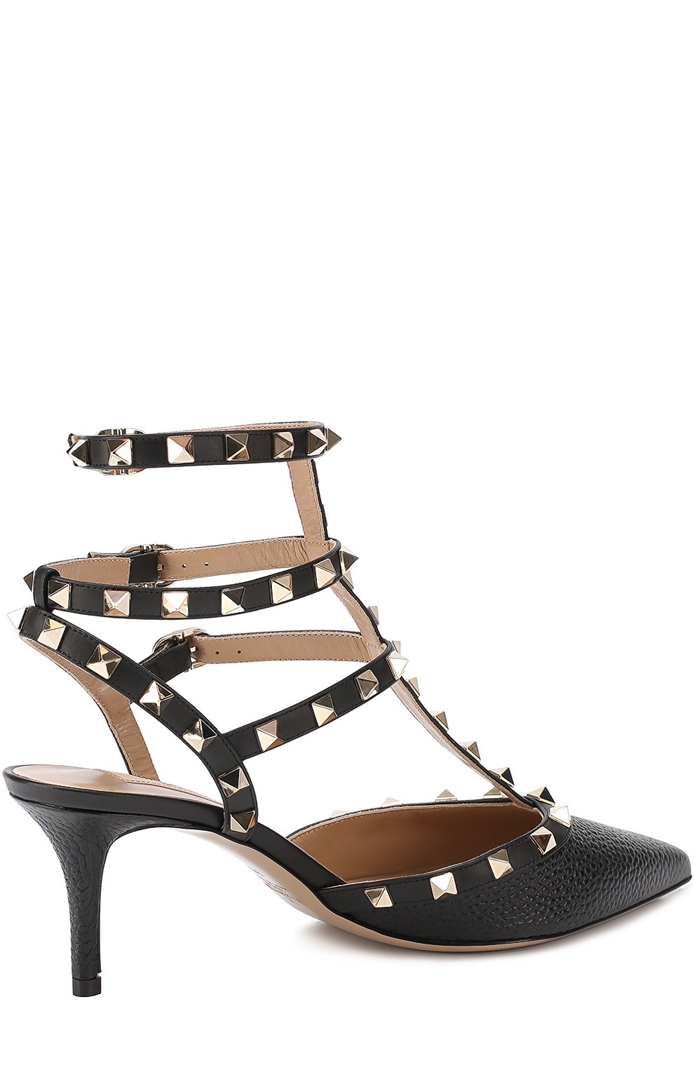 Кожаные туфли rockstud VALENTINO, арт. MW2S0375/VCE, фото 4