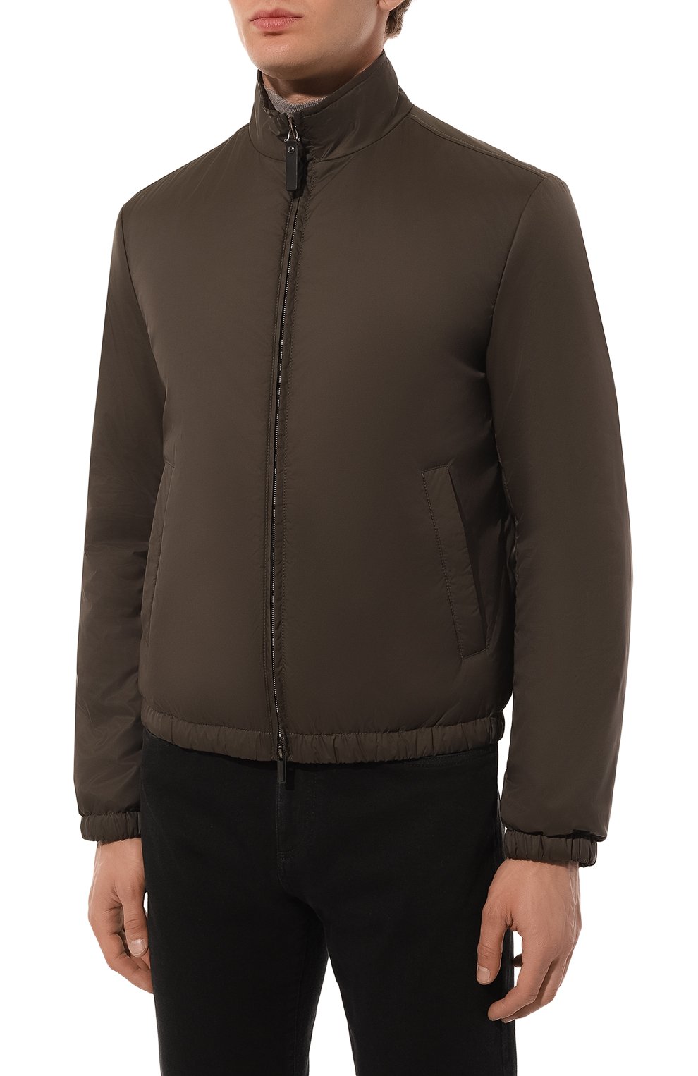 Бомбер CANALI хаки цвета по цене 99500 руб., арт. 040942/SG03005, фото 3 Бомбер CANALI, арт. 040942/SG03005, фото 3