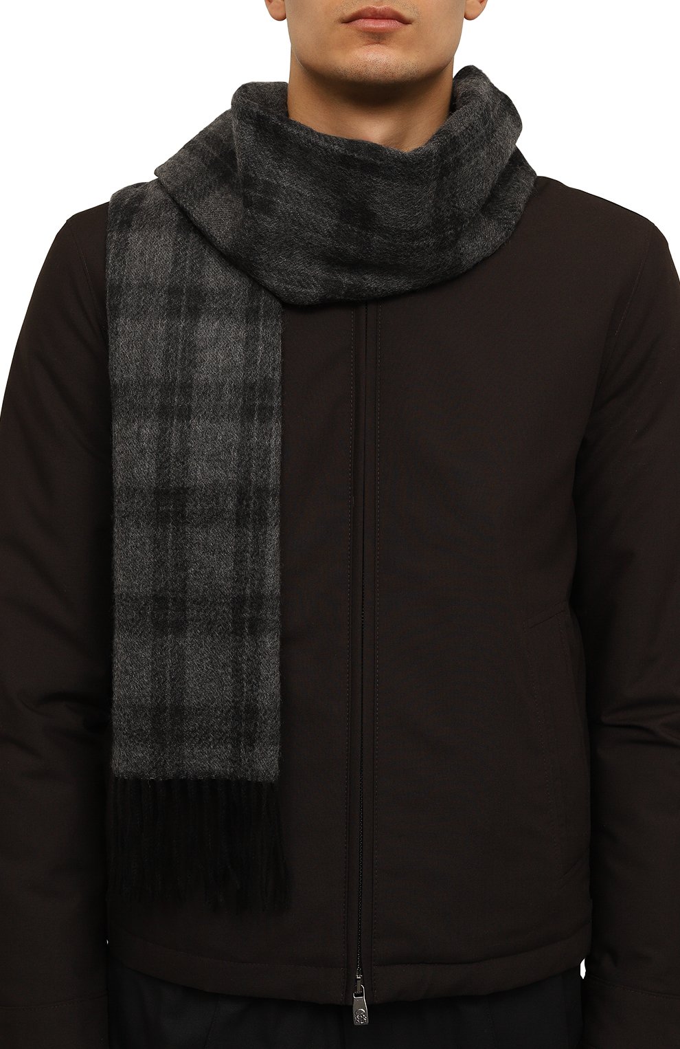 Кашемировый шарф KITON, арт. USCIACK0266F01, фото 2