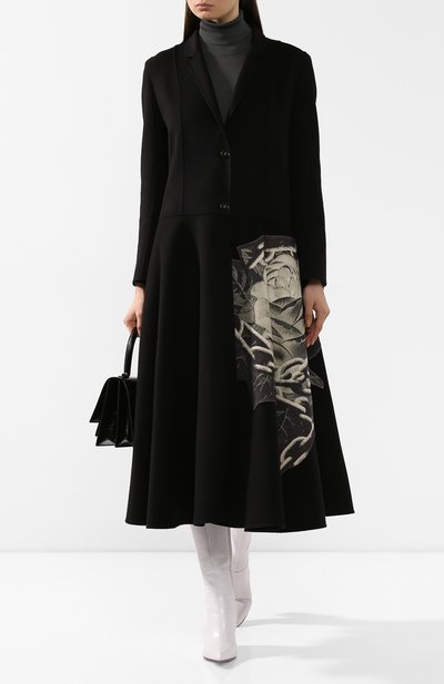 Шерстяное пальто VALENTINO, арт. SB0CA4A015E, фото 2