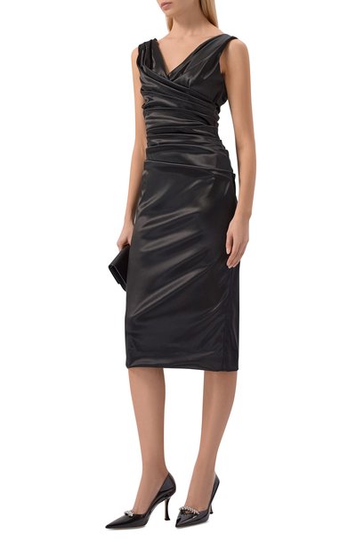 Кожаные туфли belinda 90 JIMMY CHOO, арт. BELINDAPUMP90PAT, фото 3