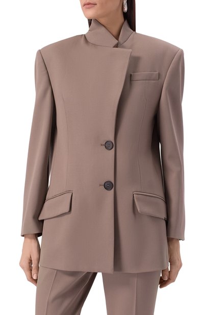 Шерстяной жакет THE ATTICO, арт. 250WCG00080/WWW046AA, фото 3