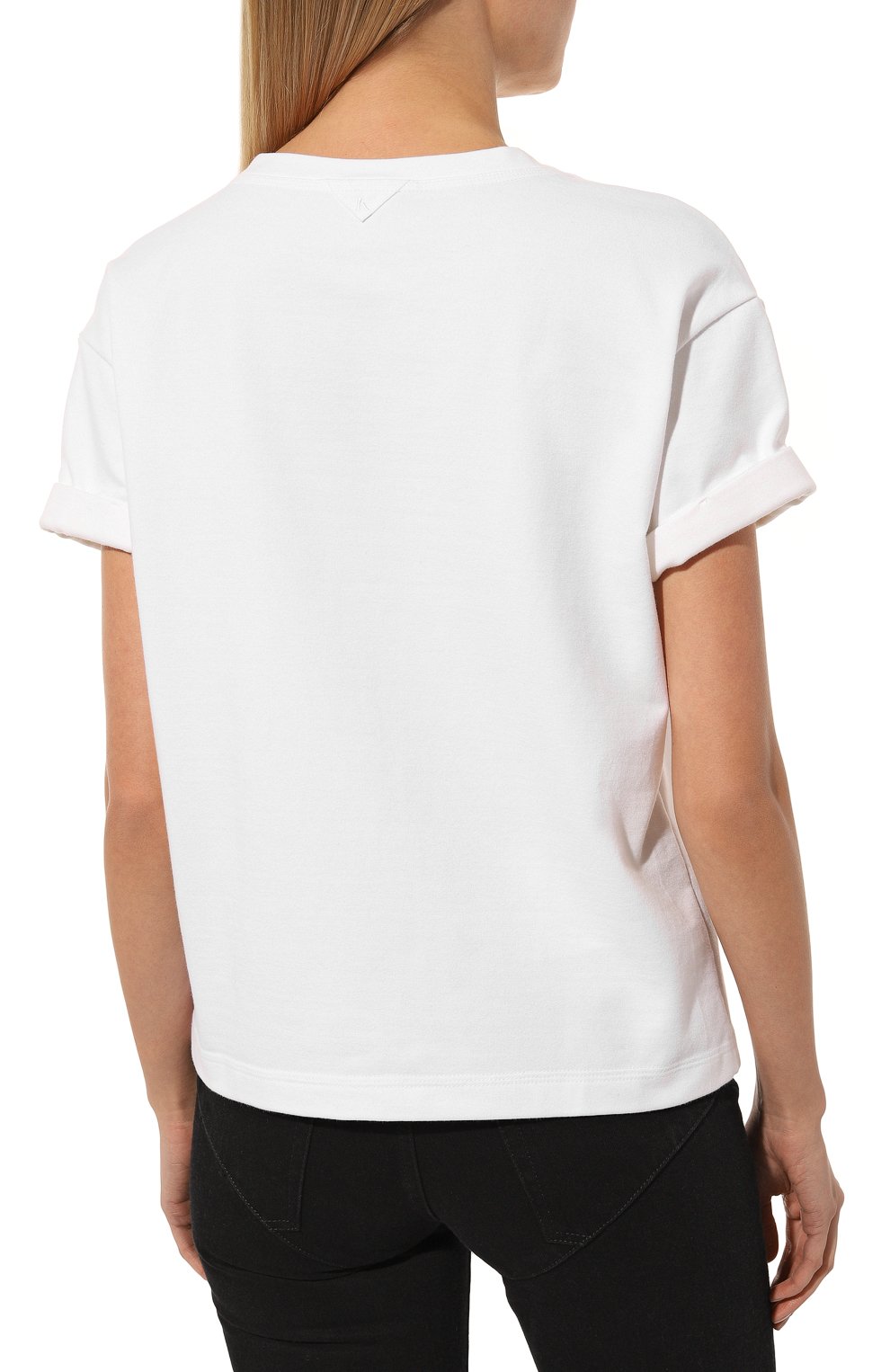 Хлопковая футболка KITON, арт. D55427H08052, фото 4