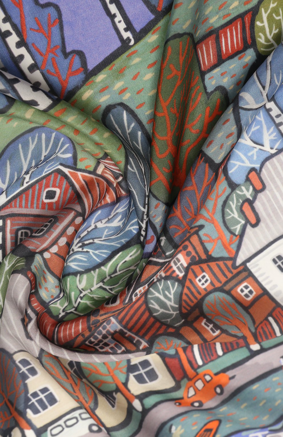 Шелковый платок плес GOURJI, арт. T21PL7R/1, фото 4