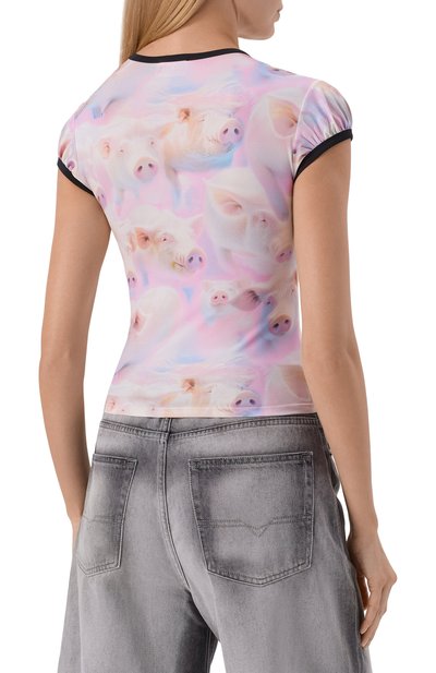 Хлопковая футболка DIESEL, арт. A21022/0IHBS, фото 4