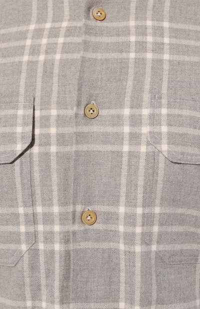 Хлопковая рубашка KITON, арт. UCWMH0864908, фото 5