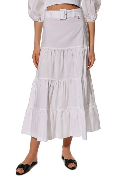 Хлопковая юбка PATRIZIA PEPE, арт. 2G0858_A9B9, фото 3