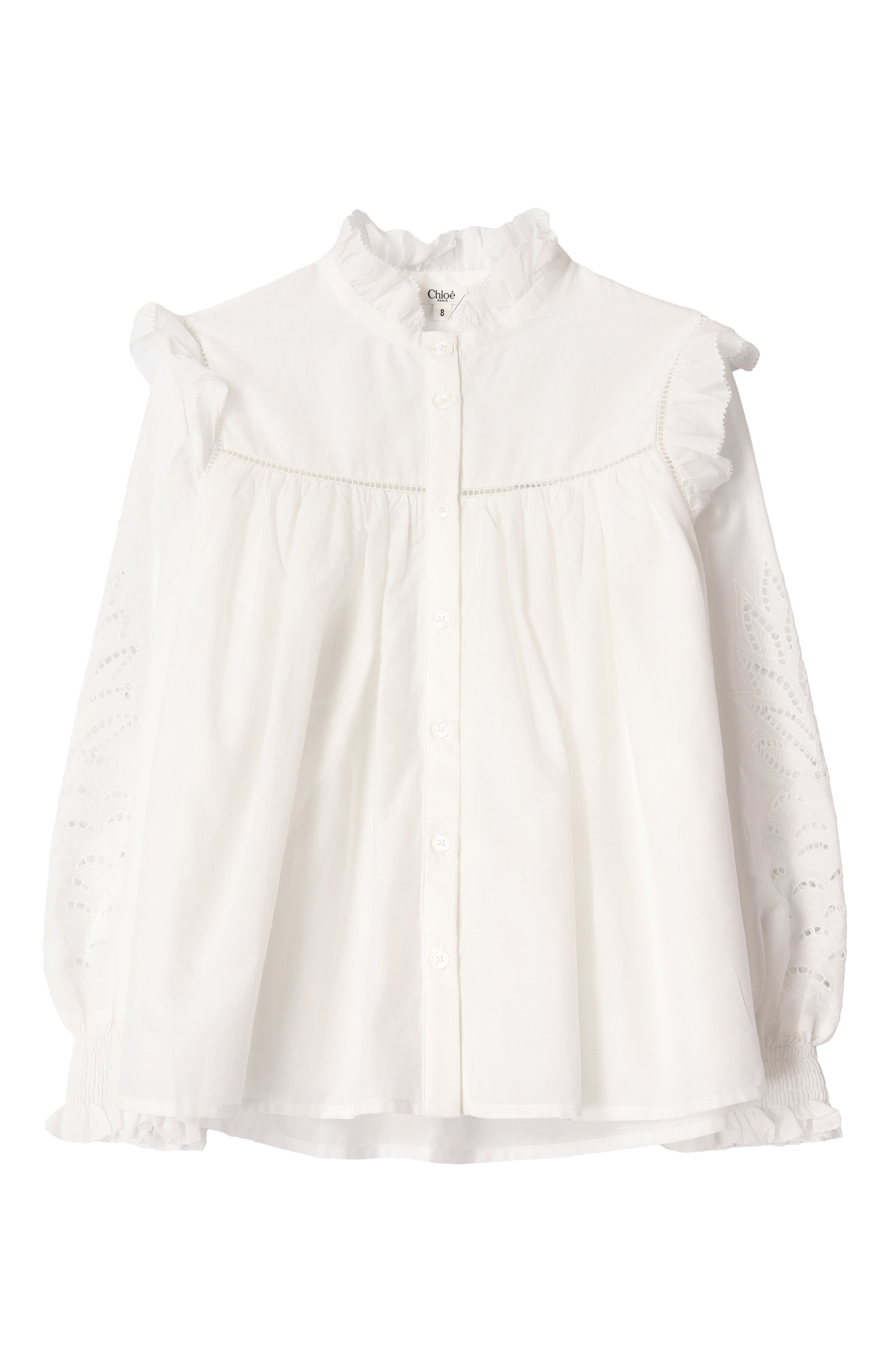 Хлопковая блузка CHLOÉ, арт. C20471, фото 1