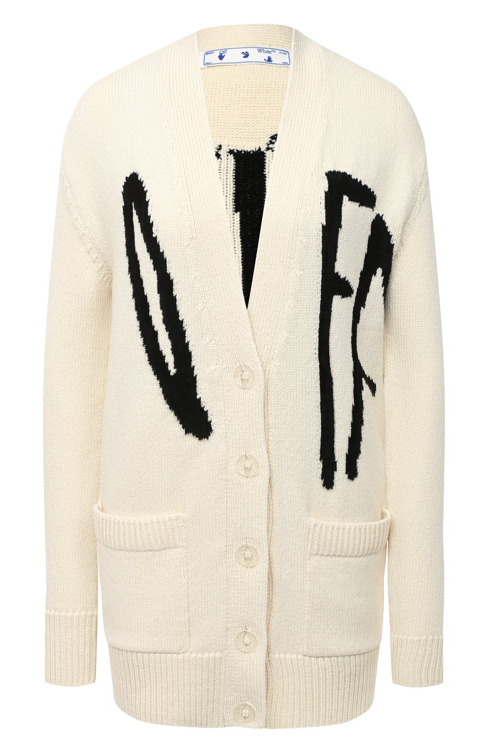 Шерстяной кардиган OFF-WHITE, арт. 0WHB006F20KNI0016110, фото 1