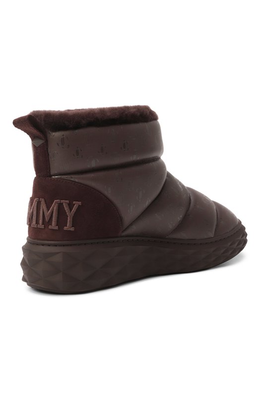 Кожаные полусапоги Xan Jimmy Choo XANQJJVCH0C0LATEMIX Коричневый  XANQJJVCH0C0LATEMIX Фото 5