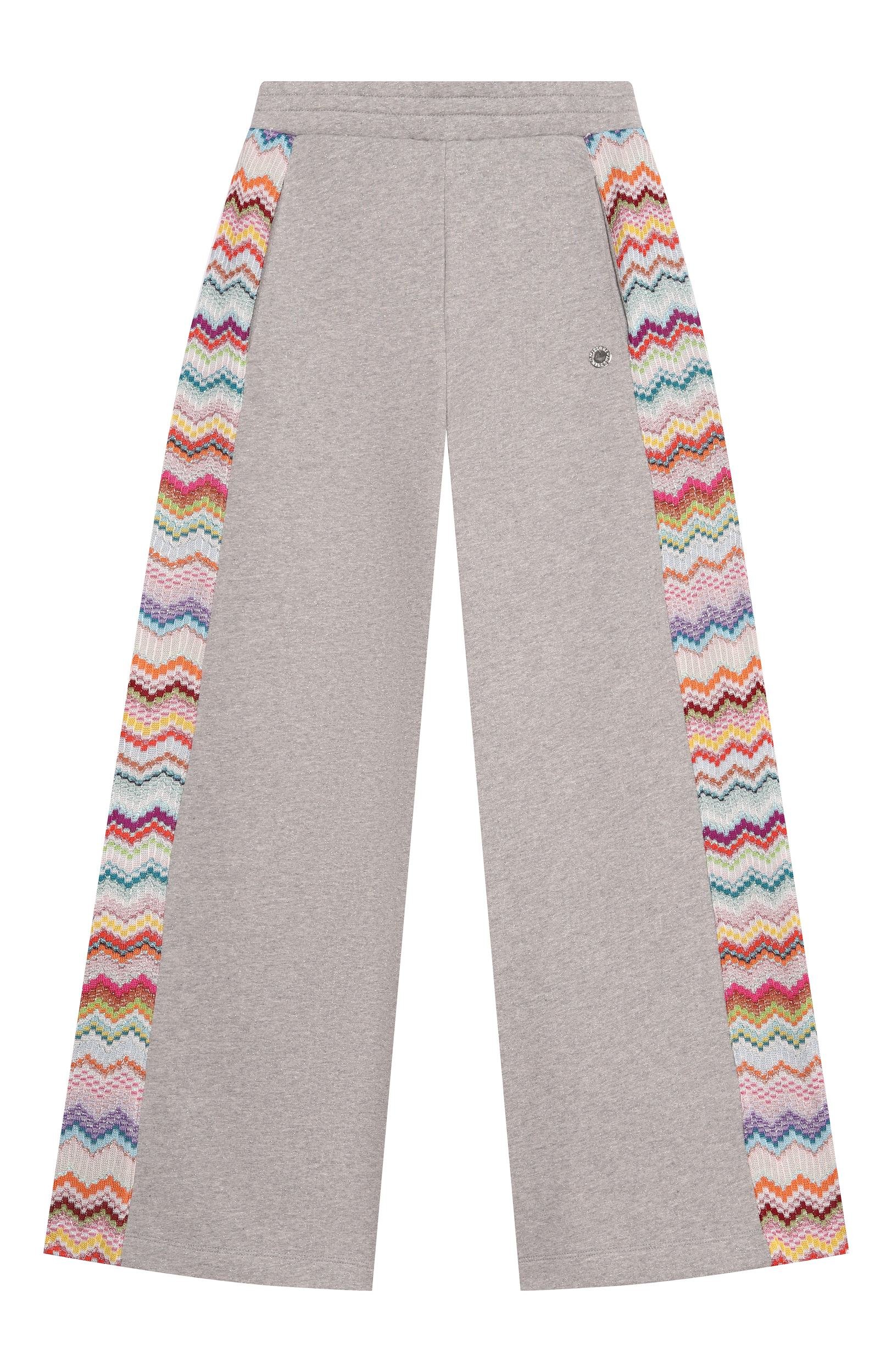 Хлопковые брюки MISSONI серого цвета по цене 23600 руб., арт. MZ6A60/Z4104, фото 1 Хлопковые брюки MISSONI, арт. MZ6A60/Z4104, фото 1