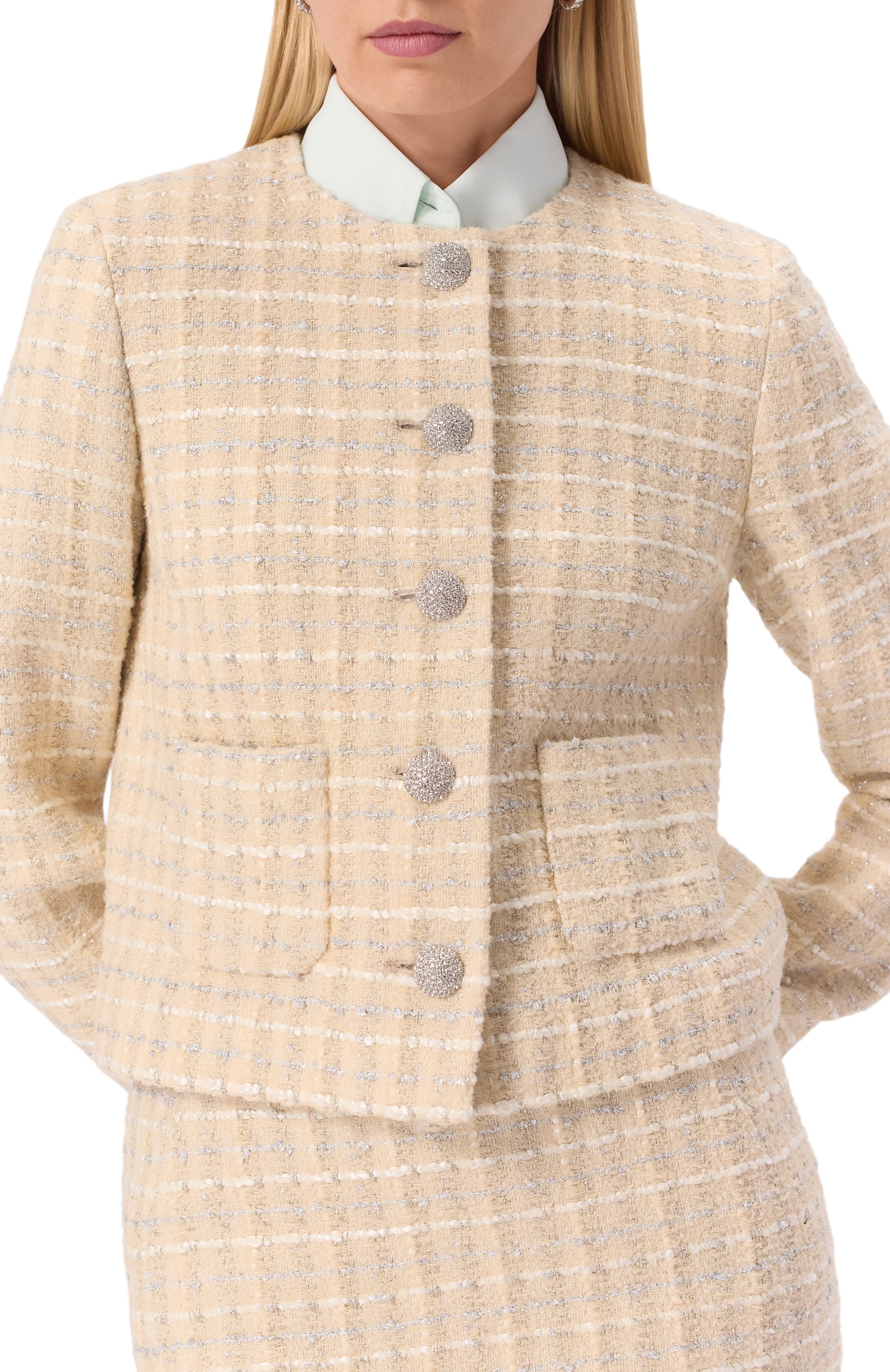 Твидовый жакет MVST, арт. 25E/X2P/0/L071/3056, фото 5