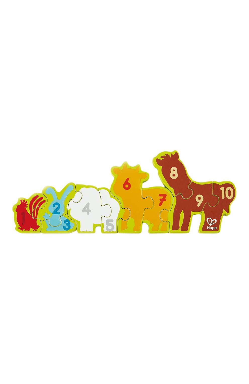 Пазл-игрушка числа и животные HAPE, арт. E1628_HP, фото 3