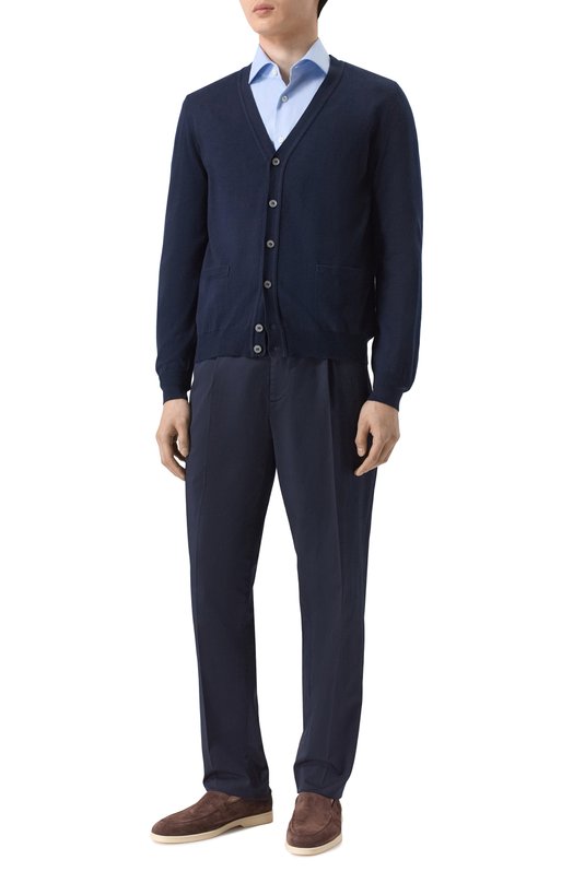 Хлопковая сорочка Van Laack VL-RIVARA-SF/130830 Голубой  VL-RIVARA-SF/130830 Фото 2