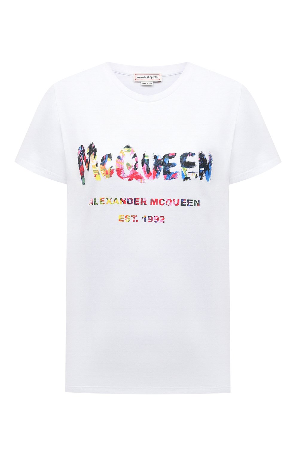 Хлопковая футболка ALEXANDER MCQUEEN, арт. 608614/QZAD3, фото 1