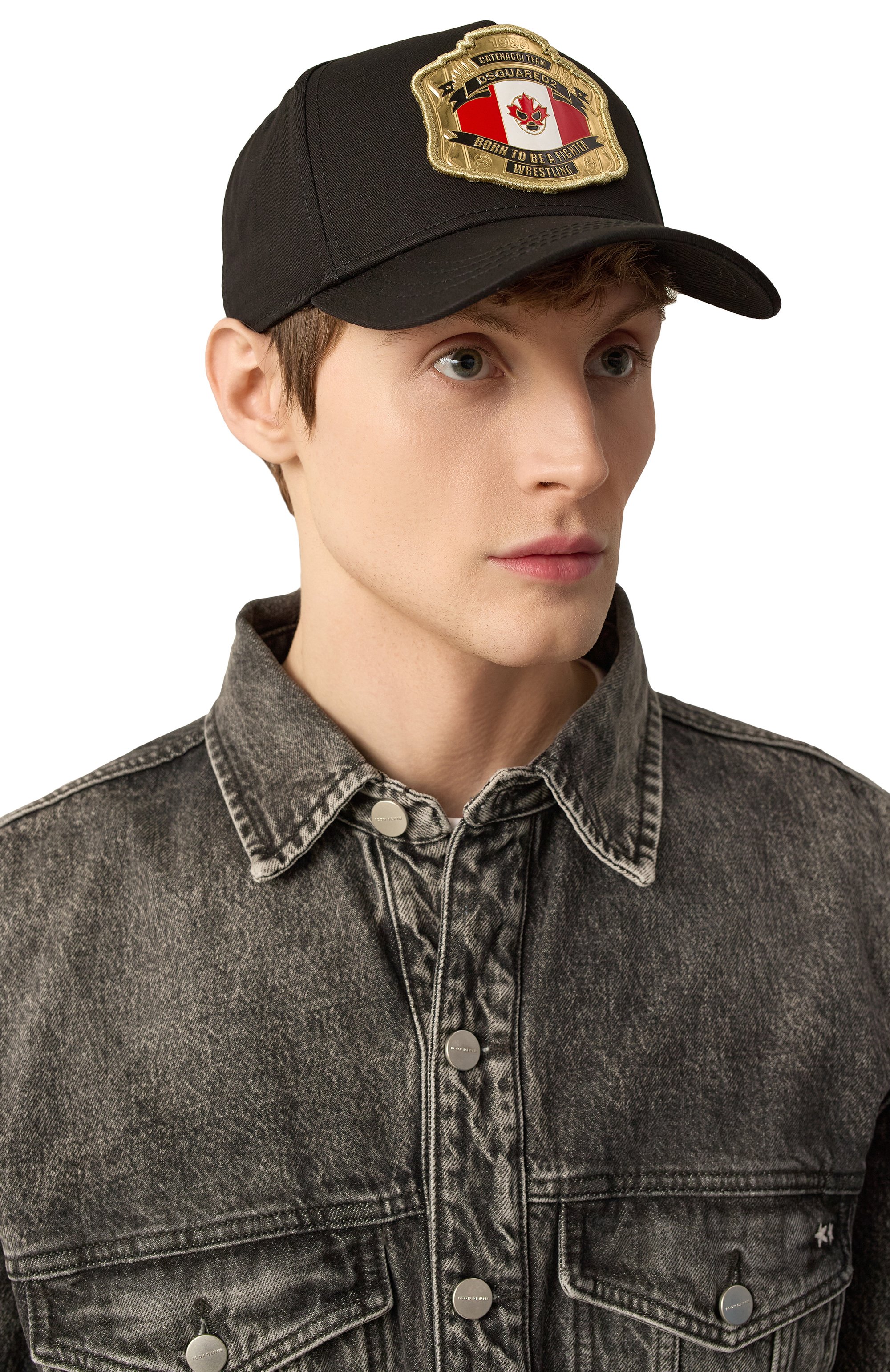 Хлопковая бейсболка DSQUARED2, арт. BCM0903/05C00001, фото 2