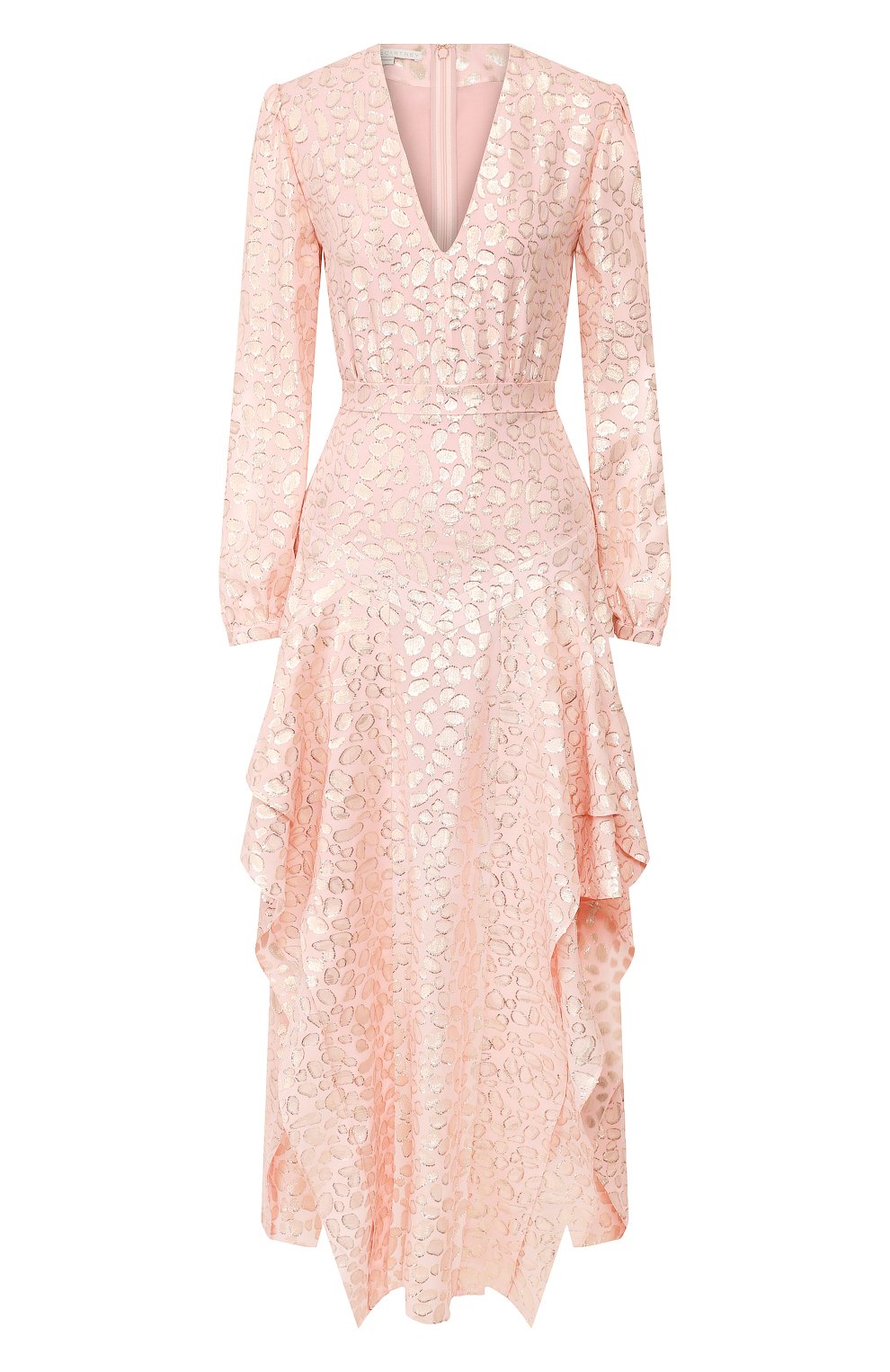 Шелковое платье STELLA MCCARTNEY розового цвета по цене 256500 руб., арт. 600466/S0A20, фото 1 Шелковое платье STELLA MCCARTNEY, арт. 600466/S0A20, фото 1