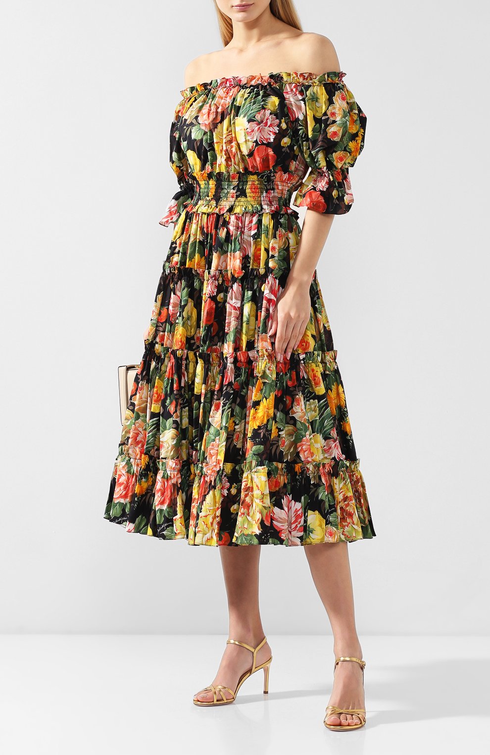 Кожаные босоножки STUART WEITZMAN, арт. STARLA 80/METALLIC NAPPA, фото 2